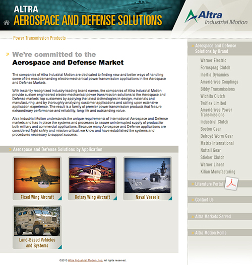 Altra-Aerospace-Website