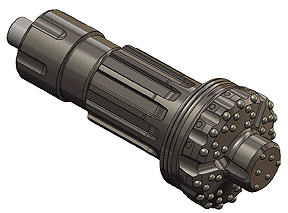 Center-Rock-customized-percussive-rock-bit-design