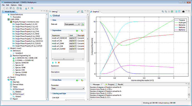 COMSOL-化学反应 - 工程模块