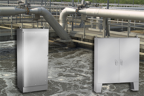 Floor-mounted-and-freestanding-stainless-steel-enclosures