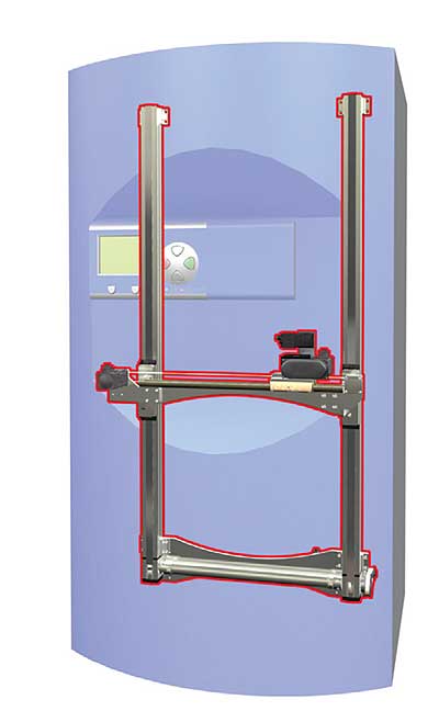 h型输送型式配置