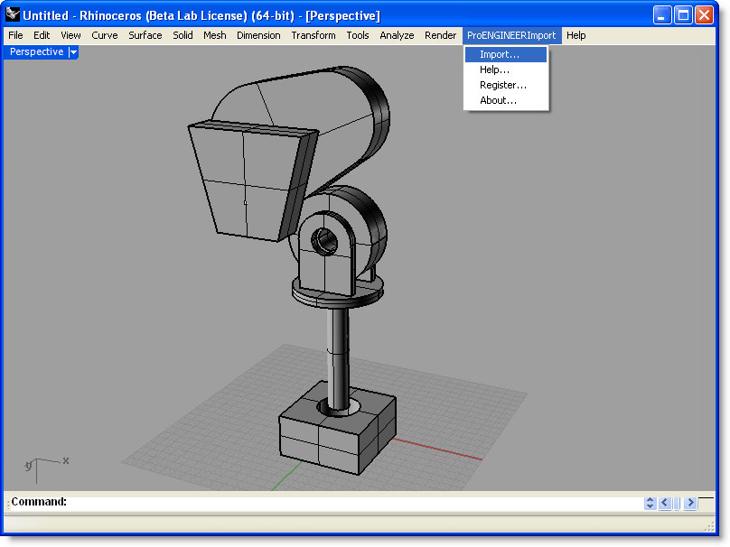 Pro-ENGINEER-Import-for-Rhino