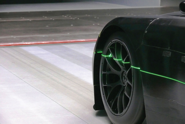 激光照明 - 流场