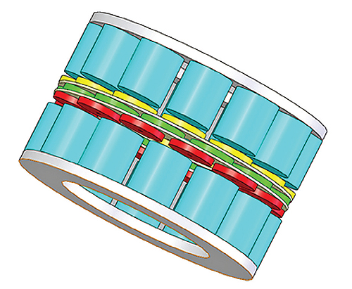 three-dimensional-mechanical-model-of-axial-gap-motor