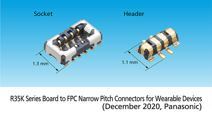 Panasonic-board-to-FPC-narrow-pitch-connectors