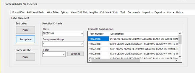 Zuken wire harness builder HB2020automaticlabelplacement