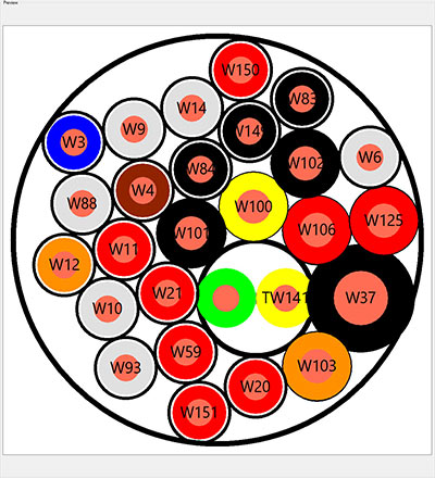 Enhanced wire detailing for accurate cable protection selection